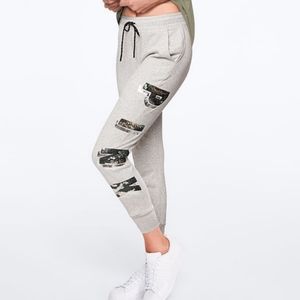 Victoria's Secret PINK Sequin Bling Skinny Jogger